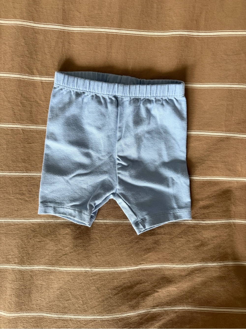 Hanna Andersson Light Blue Kids Stretch Bike Shorts